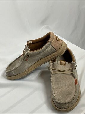 Hey Dude Wally Coastline Slip-On Shoes Men’s Size 7 Beige Lightweight Casual